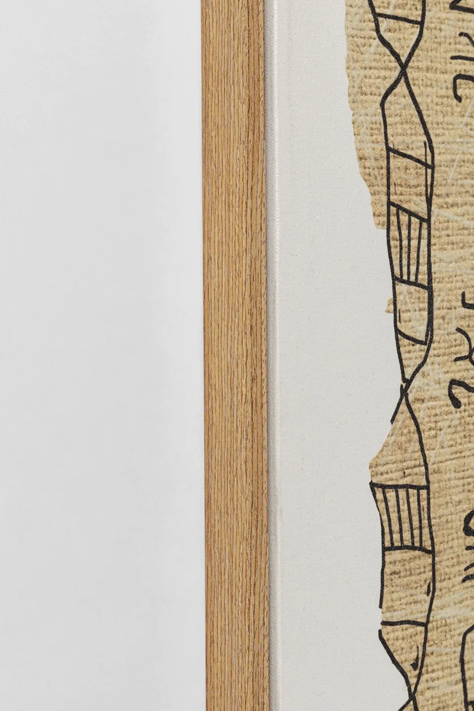 Outlet Schilderij Met Lijst Native Lines 50x150cm Wanddecoratie|Kasten