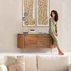 Outlet Schilderij Met Lijst Native Lines 50x150cm Wanddecoratie|Kasten