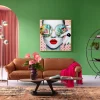 Discount Schilderij Met Lijst Times Square View 120x120cm Wanddecoratie|Kasten
