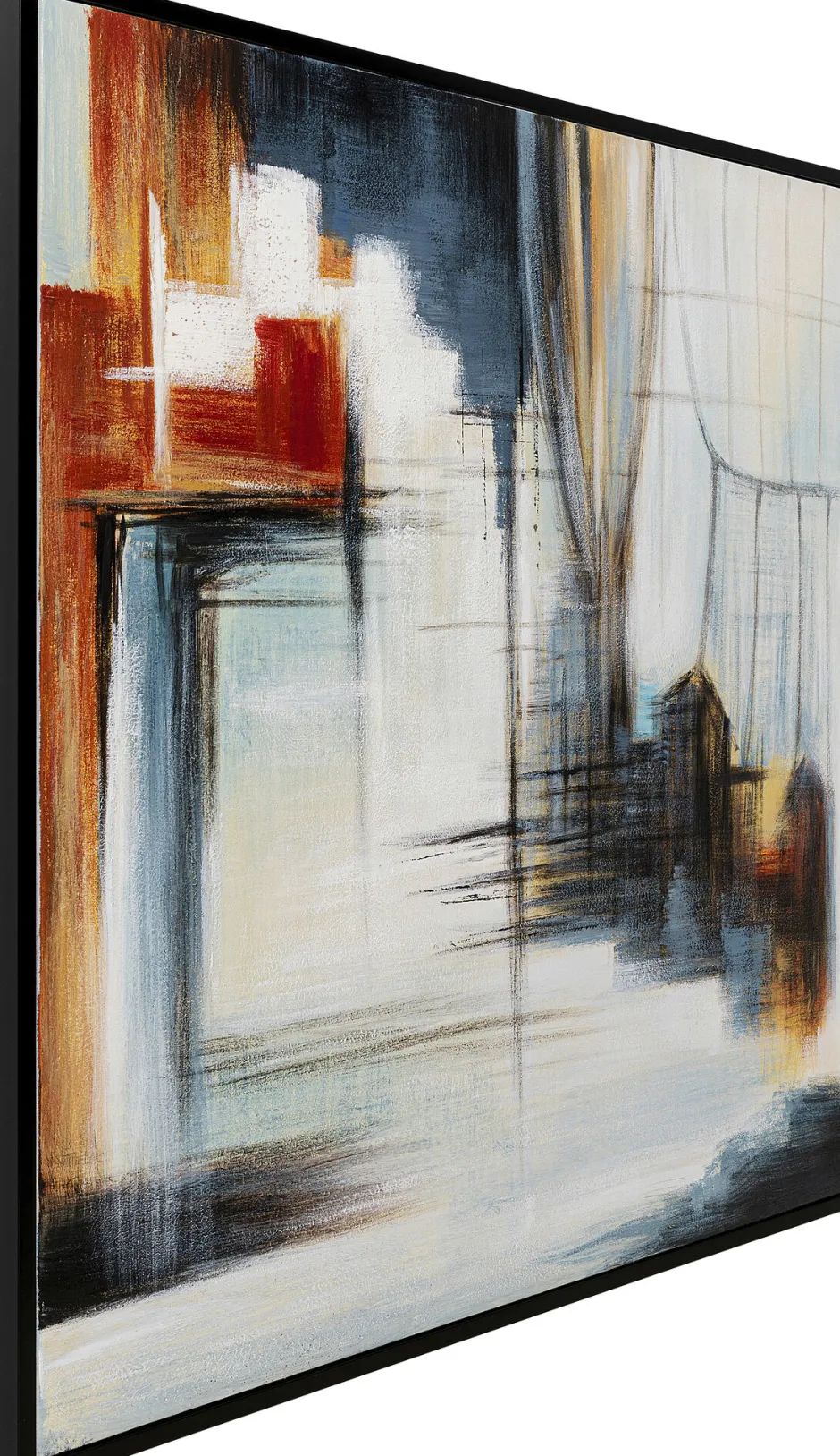 Store Schilderij Met Lijst Visione Front 100x100cm Wanddecoratie|Kasten