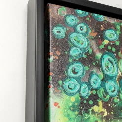 Hot Schilderij Top View Green 100x100cm Wanddecoratie|Kasten