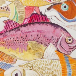 Clearance Schilderij Touched Fish Meeting One 100x75cm Wanddecoratie|Kasten