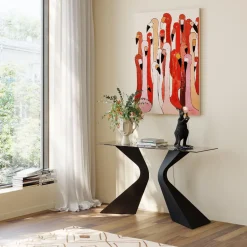 Outlet Schilderij Touched Flamingo Meeting 120x90cm Wanddecoratie|Kasten