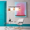 Discount Schilderij Touched Flower Boat Blauw-Roze 160x120cm Wanddecoratie|Kasten