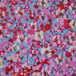 Discount Schilderij Touched Flower Boat Blauw-Roze 160x120cm Wanddecoratie|Kasten