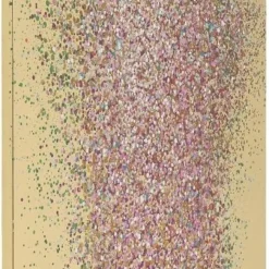 Clearance Schilderij Touched Flower Boat Goud-Roze 100x80cm Wanddecoratie