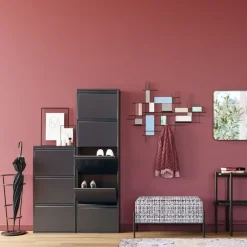 Outlet Schoenenkast Caruso 5 Anthrazit (MO) Kasten|Tuinmeubelen