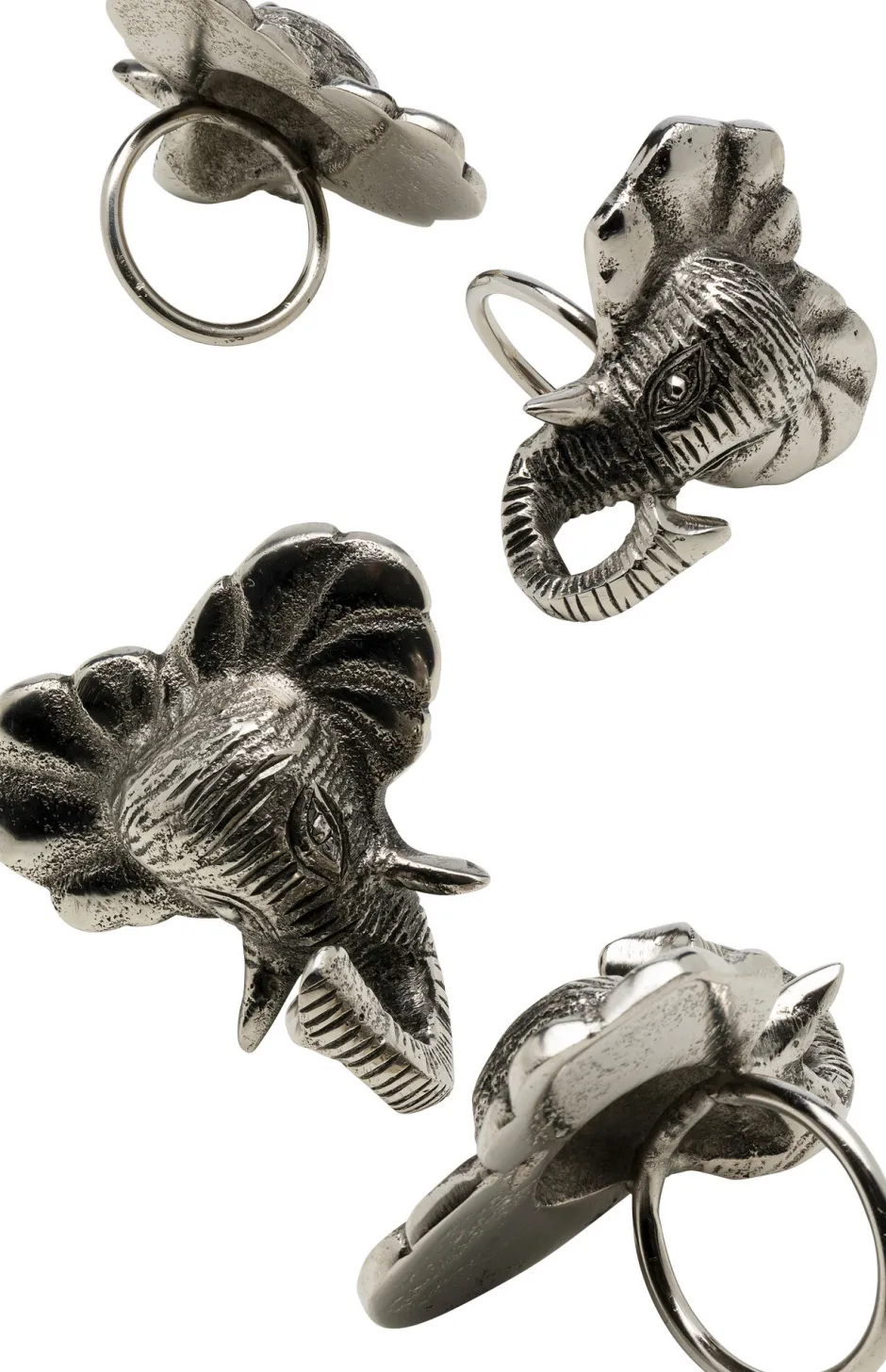 Fashion Servetringen Happy Elephants (4/Set) Servies & Tafelaccessoires|Kasten