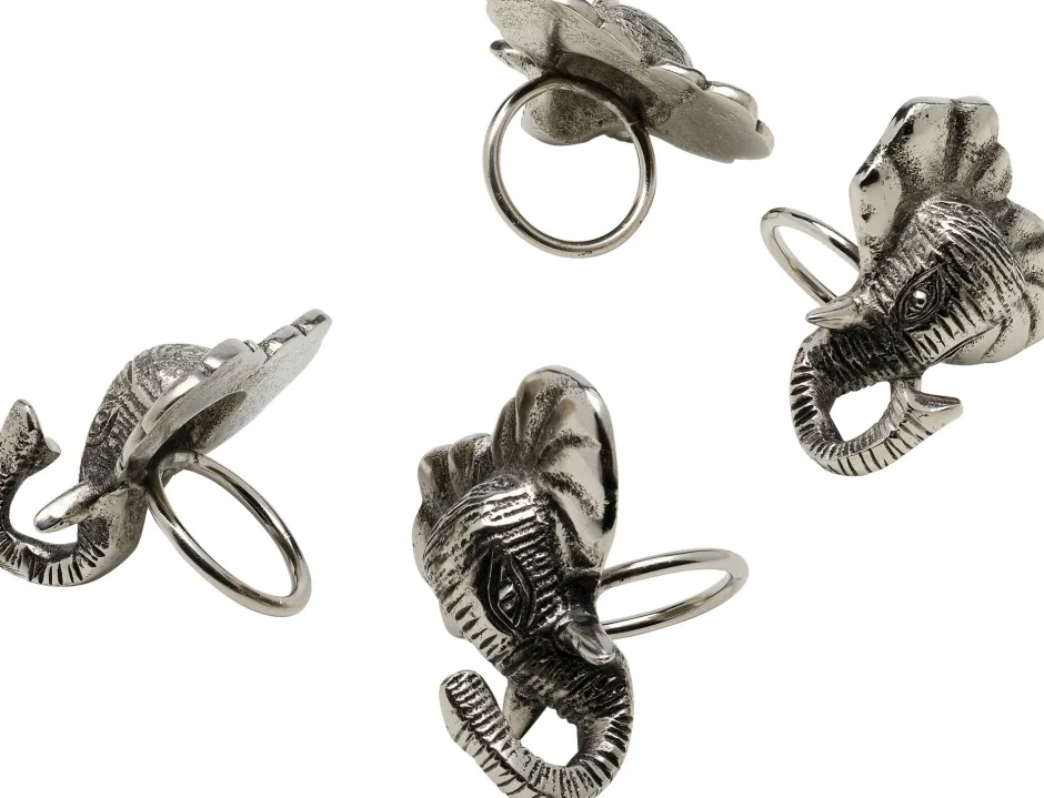 Fashion Servetringen Happy Elephants (4/Set) Servies & Tafelaccessoires|Kasten