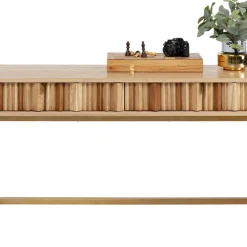 Sale Sidetable Concertina Nature 136x40cm Lage Kasten & Dressoirs
