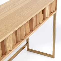 Sale Sidetable Concertina Nature 136x40cm Lage Kasten & Dressoirs