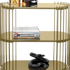 Online Sidetable Wire Brass 81x78cm Lage Kasten & Dressoirs|Tuinmeubelen
