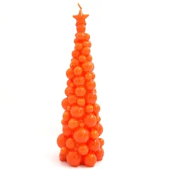 Online SMAQQ A Bubbly Xmas Candle Tree 30CM Dark Orange Kasten