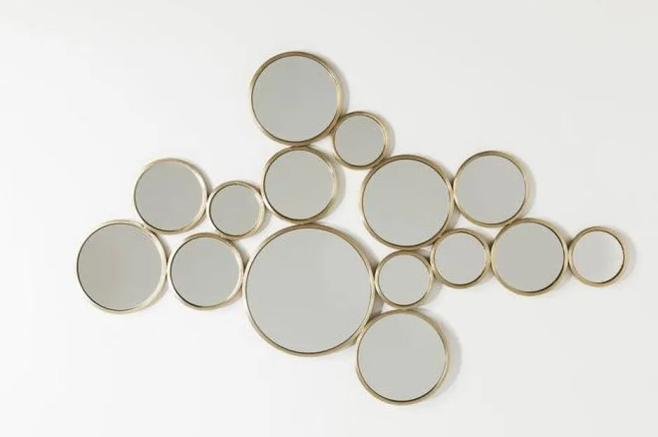 Best Sale Spiegel Bubbles Messing 138x93cm Spiegels