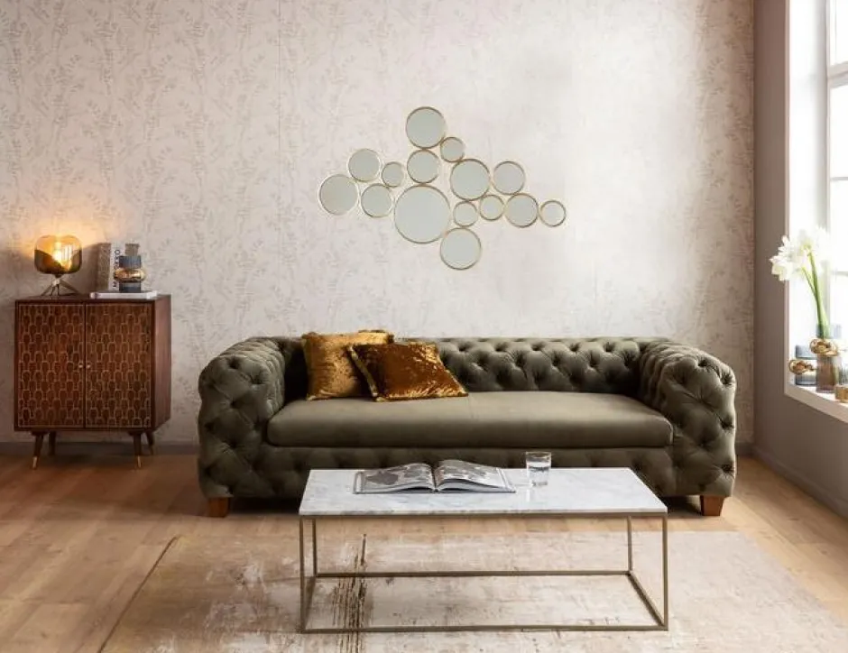 Best Sale Spiegel Bubbles Messing 138x93cm Spiegels
