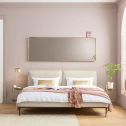 Outlet Spiegel Curve Rechthoekig Messing 70x200cm Spiegels|Kasten