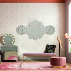 Clearance Spiegel Ice Flowers 194x102cm Spiegels|Kasten
