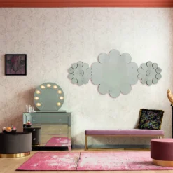 Clearance Spiegel Ice Flowers 194x102cm Spiegels|Kasten