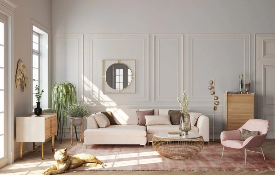Best Sale Spiegel Stanford Frame Goud Ø90cm Spiegels|Kasten