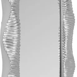 New Spiegel Wavy Zilver 94x124cm Spiegels|Kasten