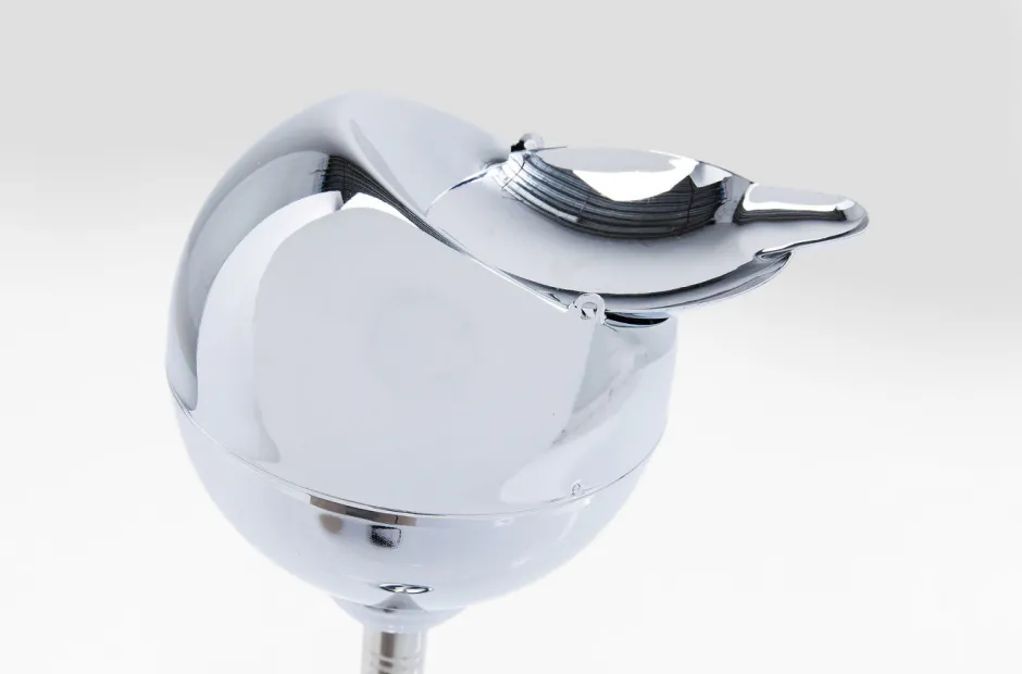 Online Staande Asbak Spheric Chrome Woondecoratie|Kasten