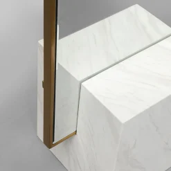 Discount Staande Spiegel Hulda Brass 46x180cm Spiegels|Kasten