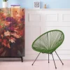 Store Stoel Acapulco Groen Kasten|Fauteuils