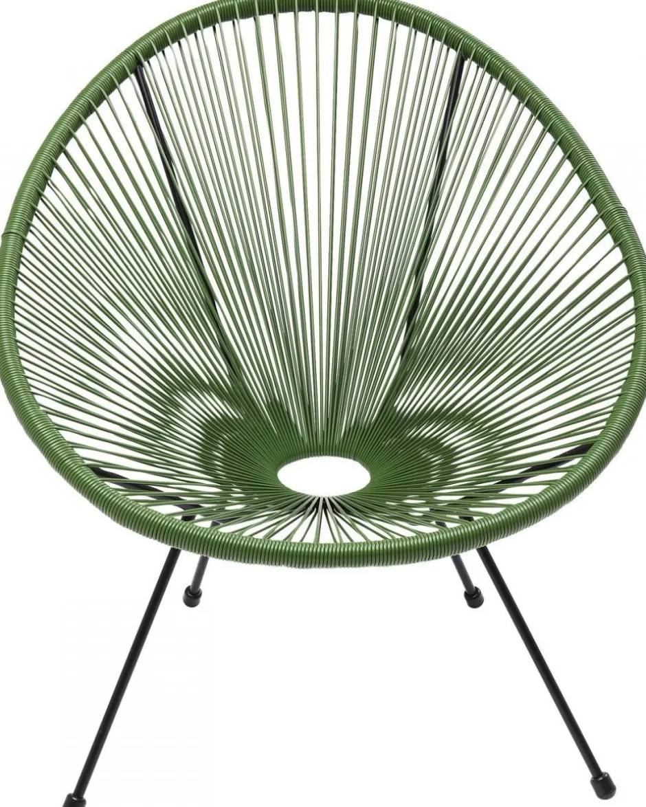 Store Stoel Acapulco Groen Kasten|Fauteuils