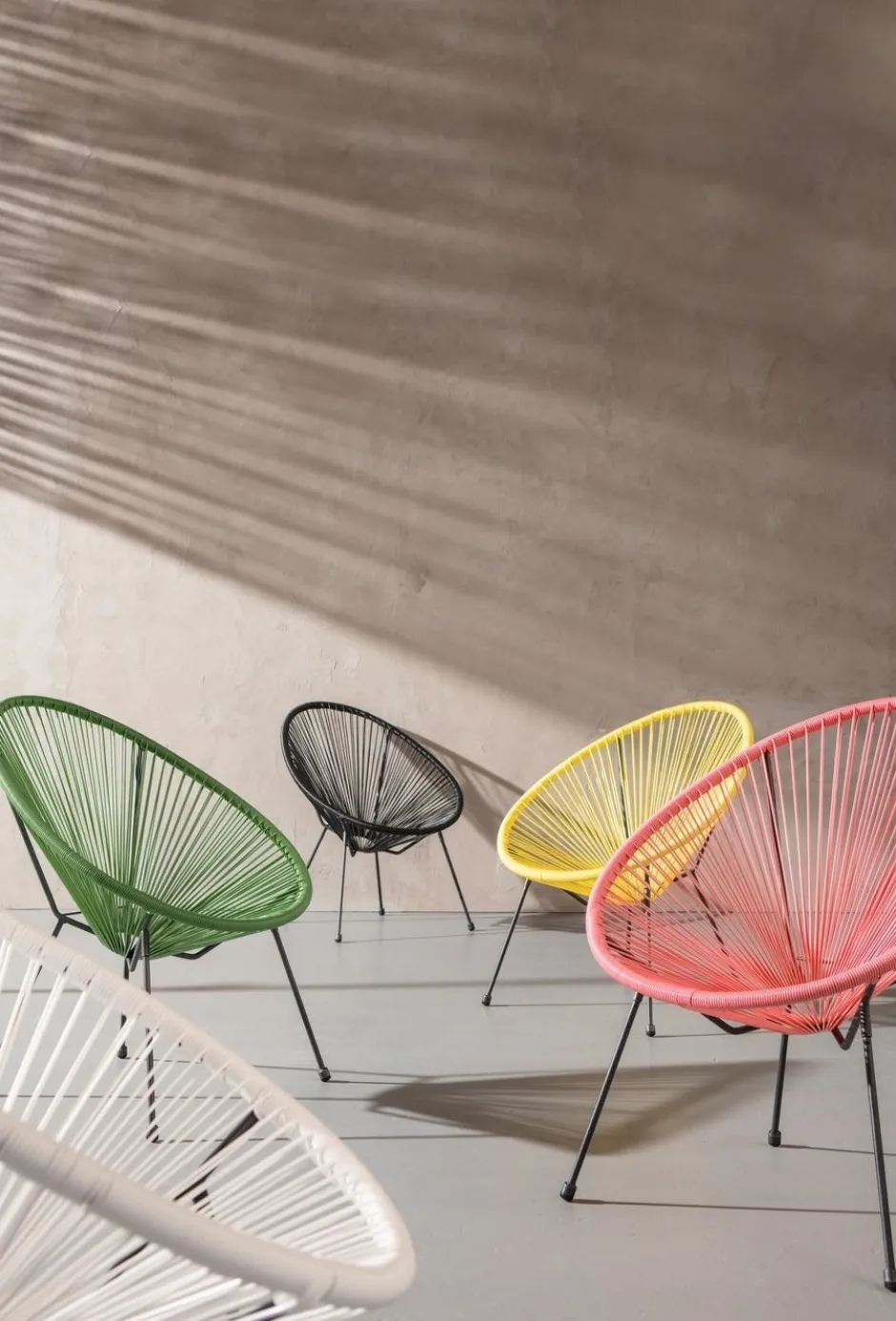 Store Stoel Acapulco Groen Kasten|Fauteuils