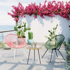 Store Stoel Acapulco Groen Kasten|Fauteuils