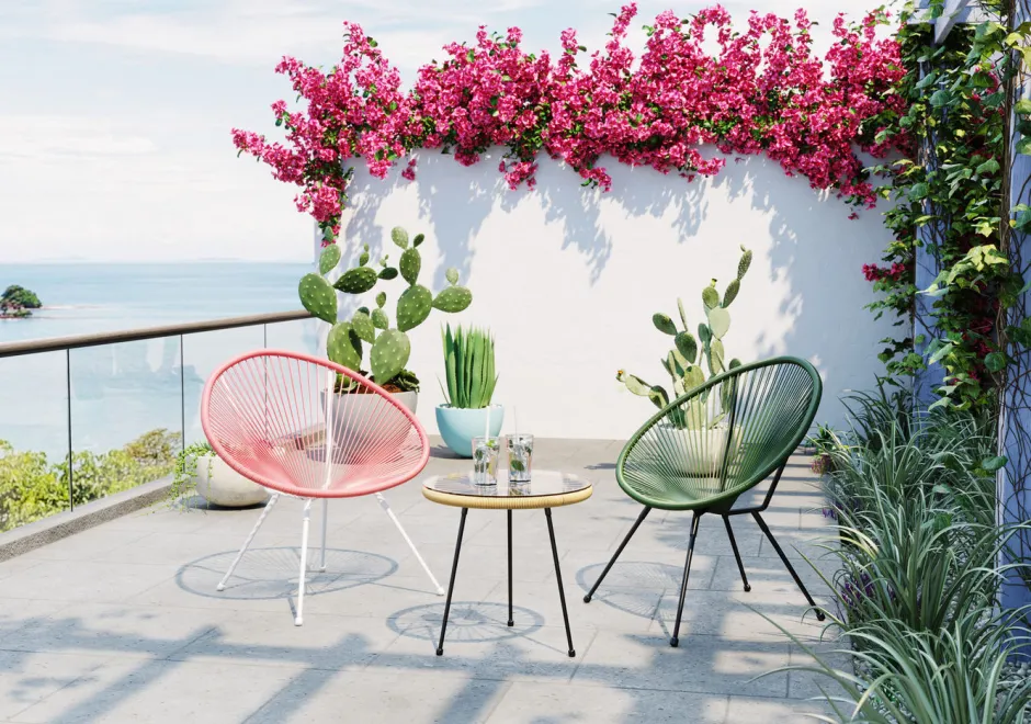 Store Stoel Acapulco Groen Kasten|Fauteuils