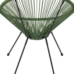 Store Stoel Acapulco Groen Kasten|Fauteuils