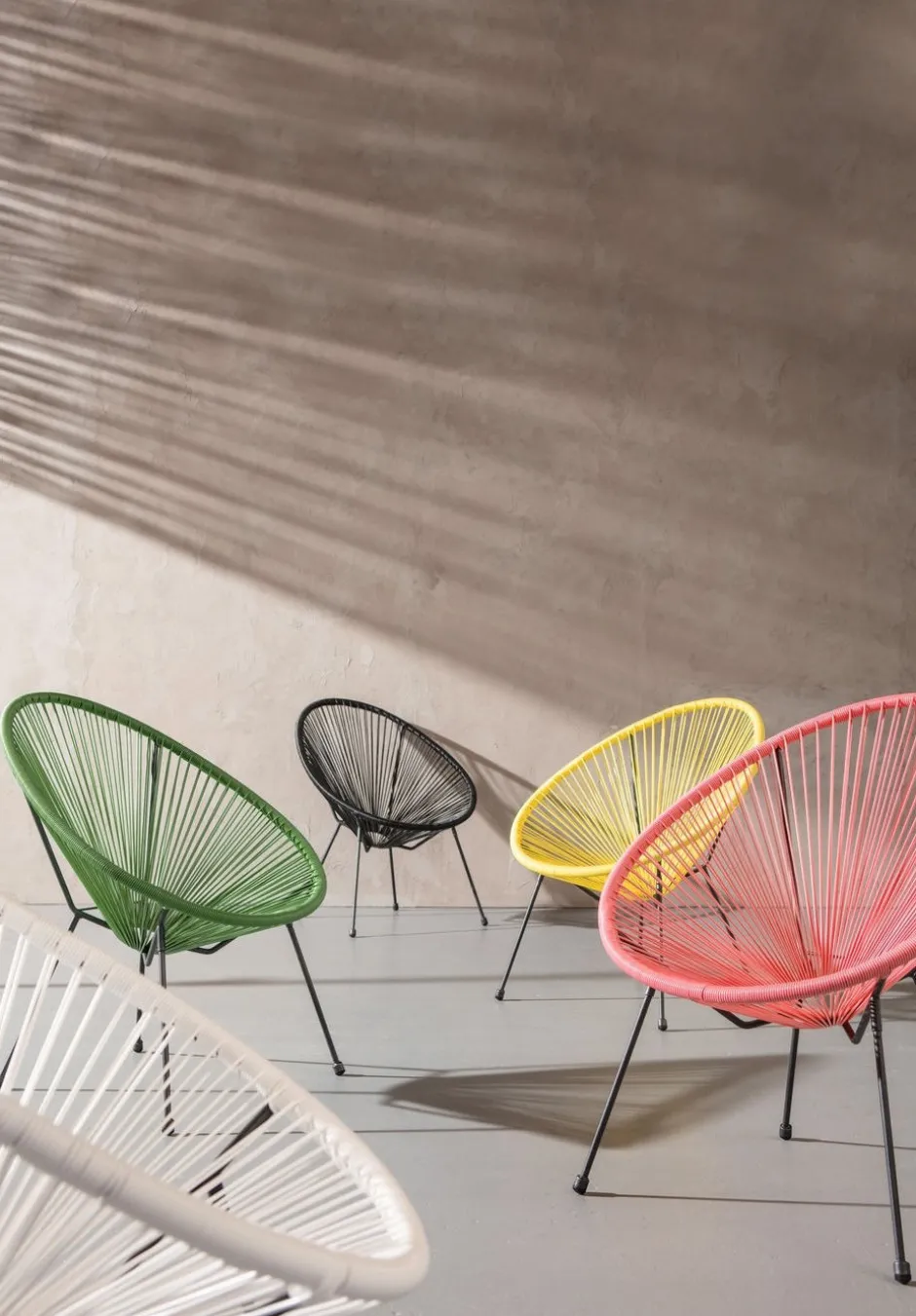 Online Stoel Acapulco Zwart Kasten|Fauteuils