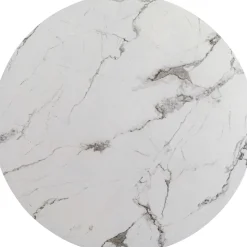 Store Tafelblad Schickeria Marble Print White Ø110cm Kasten|Tafels