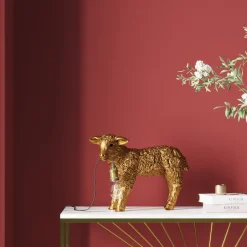 Best Tafellamp Animal Flower Sheep Gold 36cm Tafellampen|Kasten