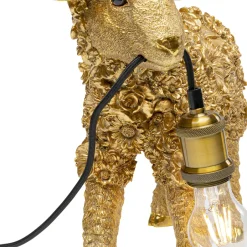 Best Tafellamp Animal Flower Sheep Gold 36cm Tafellampen|Kasten