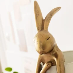 Store Tafellamp Animal Konijn Goud 68cm Tafellampen|Kasten