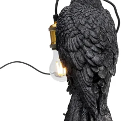 Outlet Tafellamp Animal Kraai Mat Zwart Tafellampen|Kasten