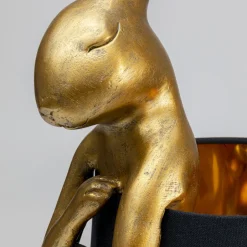 Best Sale Tafellamp Animal Rabbit Gold/Black 68cm Kasten|Tuinmeubelen