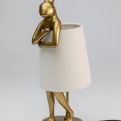 Best Tafellamp Animal Rabbit Gold/White 50cm Tafellampen|Kasten
