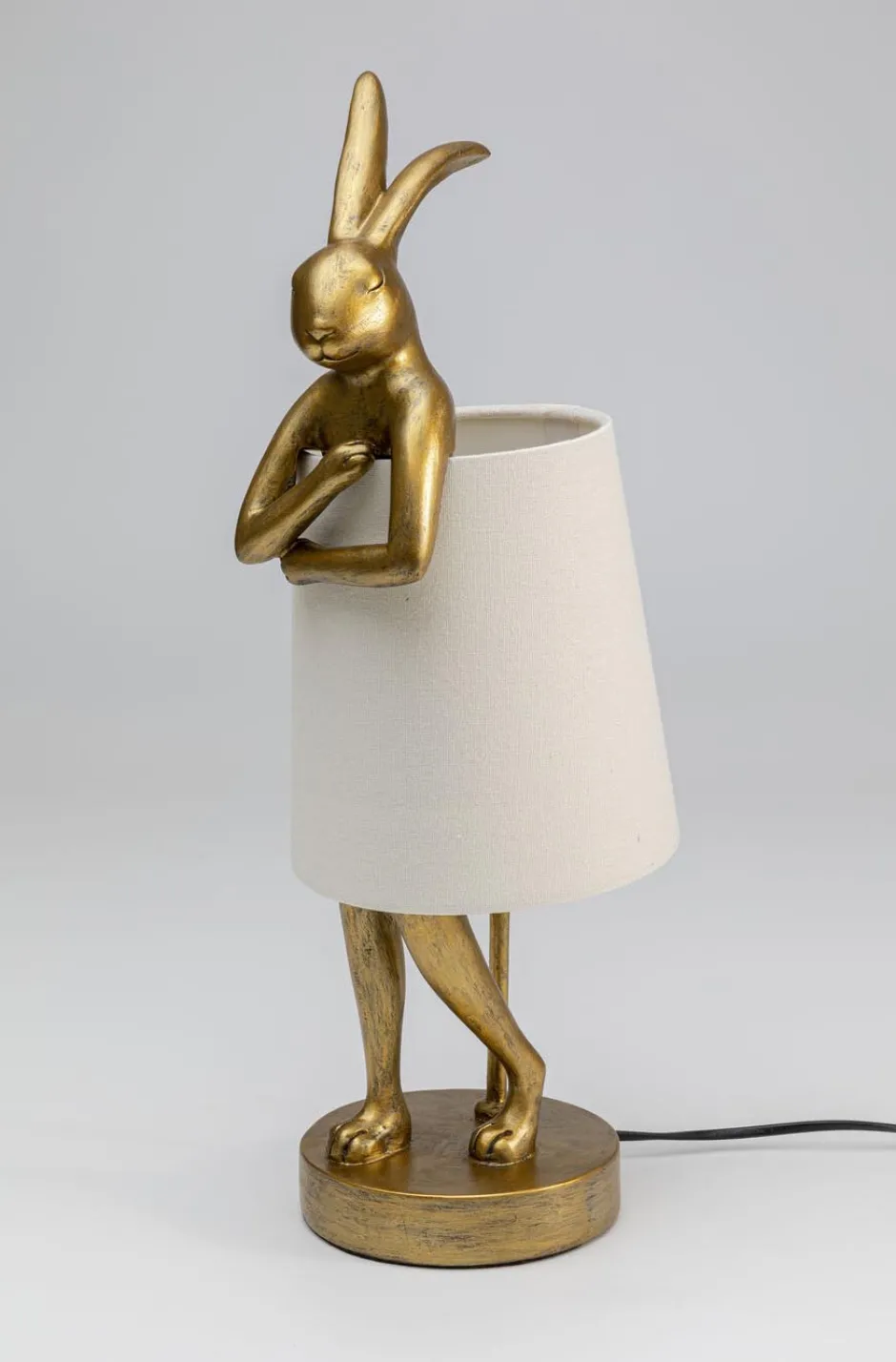Best Tafellamp Animal Rabbit Gold/White 50cm Tafellampen|Kasten