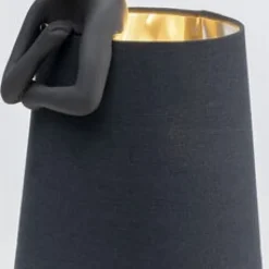 Online Tafellamp Animal Rabbit Matt Black 68cm Tafellampen|Kasten
