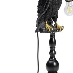 Outlet Tafellamp Animal Sitting Crow Mat Zwart Tafellampen|Kasten