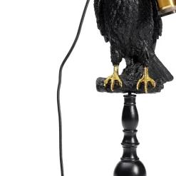 Outlet Tafellamp Animal Sitting Crow Mat Zwart Tafellampen|Kasten