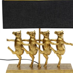 Fashion Tafellamp Dancing Cows Zwart Tafellampen|Kasten