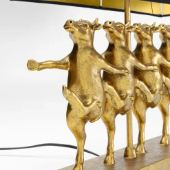 Fashion Tafellamp Dancing Cows Zwart Tafellampen|Kasten