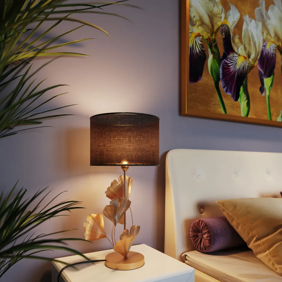 Cheap Tafellamp Flores Goud Tafellampen|Kasten