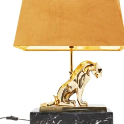 Hot Tafellamp Geometric Leopard Brown 36cm Tafellampen|Kasten