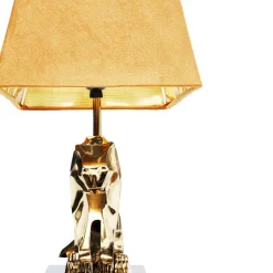 Hot Tafellamp Geometric Leopard Brown 36cm Tafellampen|Kasten