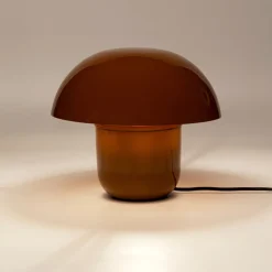 Store Tafellamp Mushroom Brown 27cm Tafellampen|Kasten